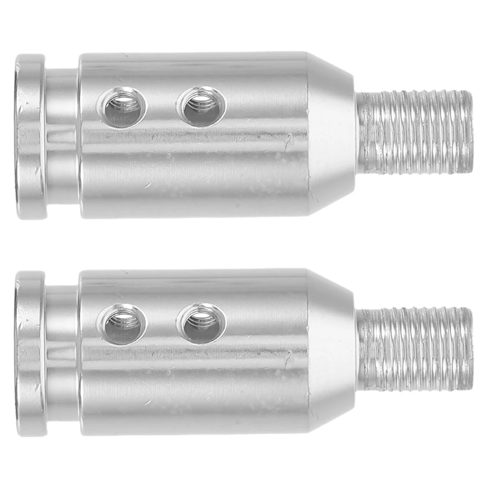 

2Pcs Gear Shift Knob Adapter Easy Install Car Shifter Knob Converter Precise Thread Conversion Gear Stick Adapters M12X125