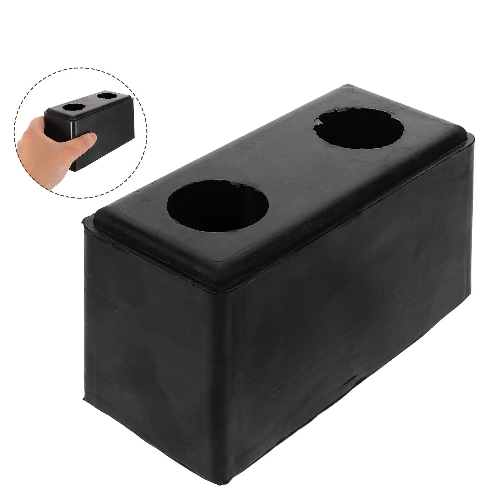 15Cm Rectangle Rubber Dock Bumper Block Anti-Collision Pads Truck Trailer Buffer Guard Shock Absorption Truck Bumper Guard