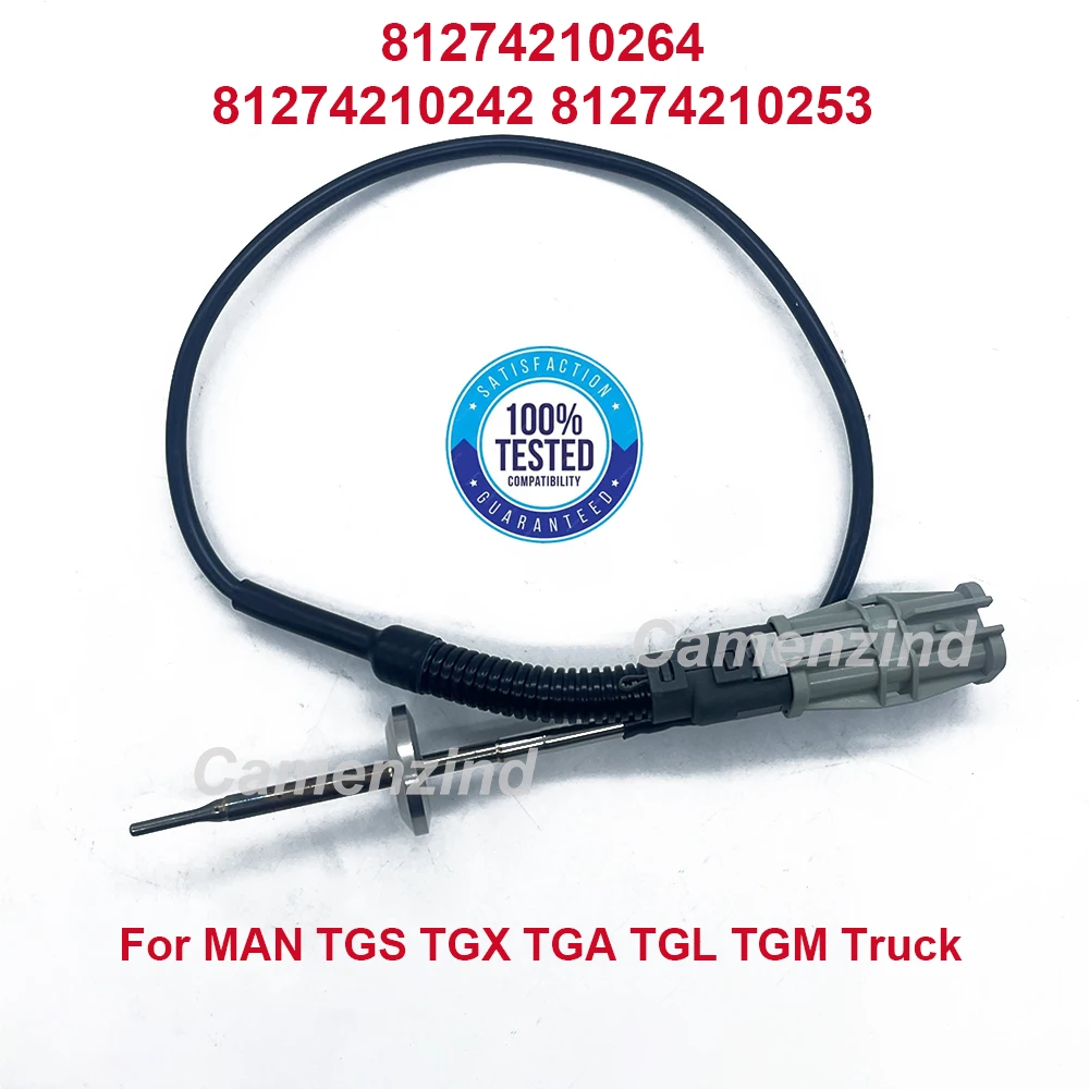 

For MAN Truck Bus Parts Exhaust Temperature Sensor 81274210264 81274210242 81274210253 For TGS TGX TGA TGX480 TGS440