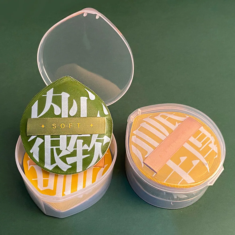 4-delige make-updonsset Superzachte grote poederdons Nat en droog gebruik Gigantische bladerdeeg Make-upproduct voor vrouwen Koreaanse cosmetica-tool