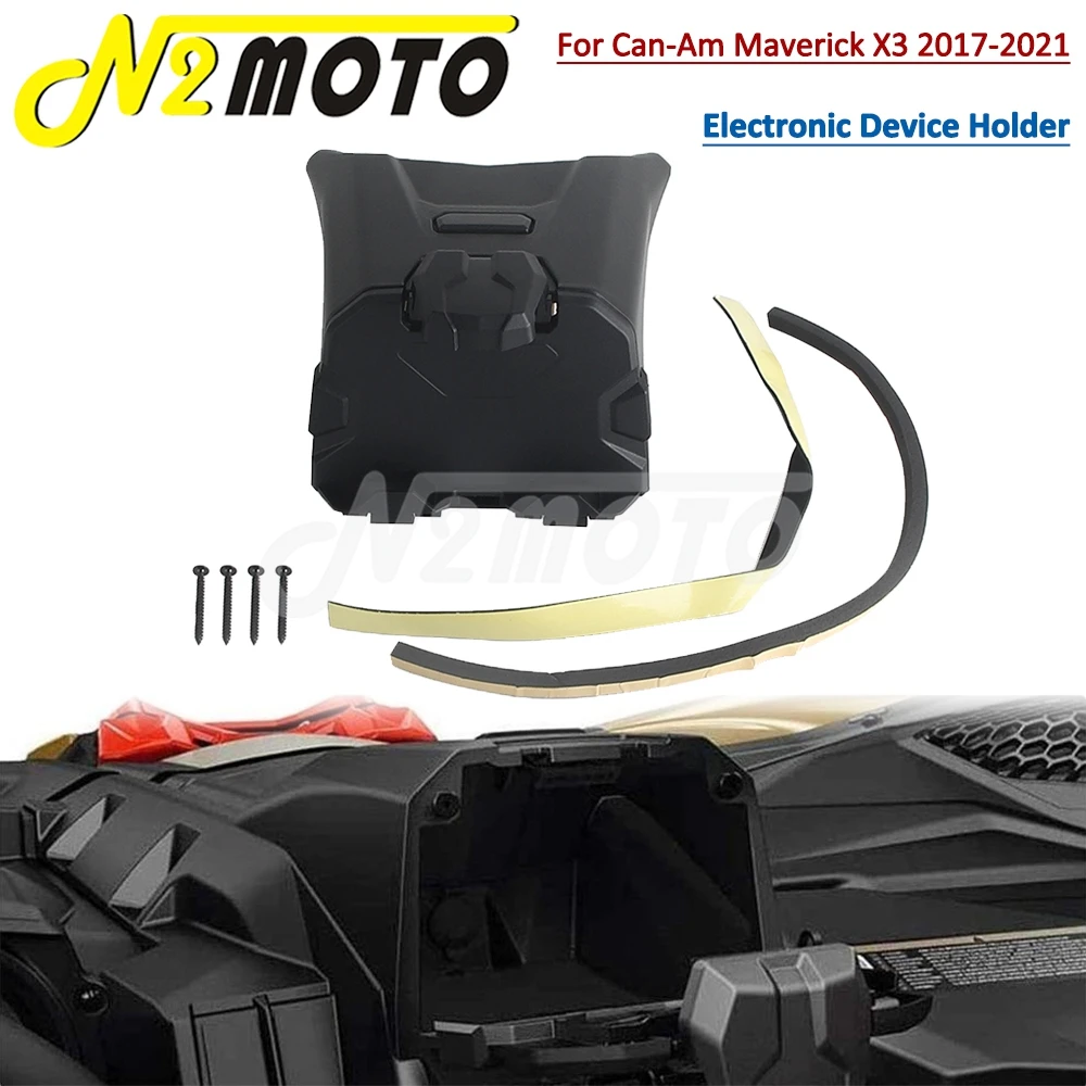 

Держатель электронного устройства UTV 715002874 Поддержка телефона-планшета для Can-Am Maverick X3 2017-2021, аксессуары, ящик для хранения, органайзер