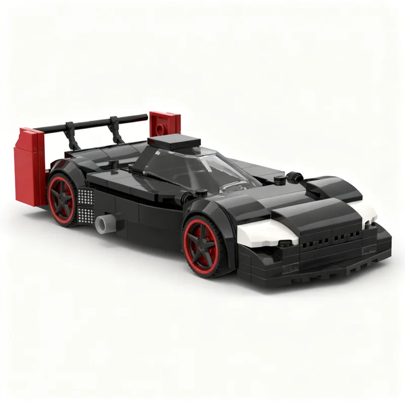 168pcs MOC Denmark Motor Performance Tsunami City Champions Model Toy Building Blocks Construction Christmas Gifts Creative DIY