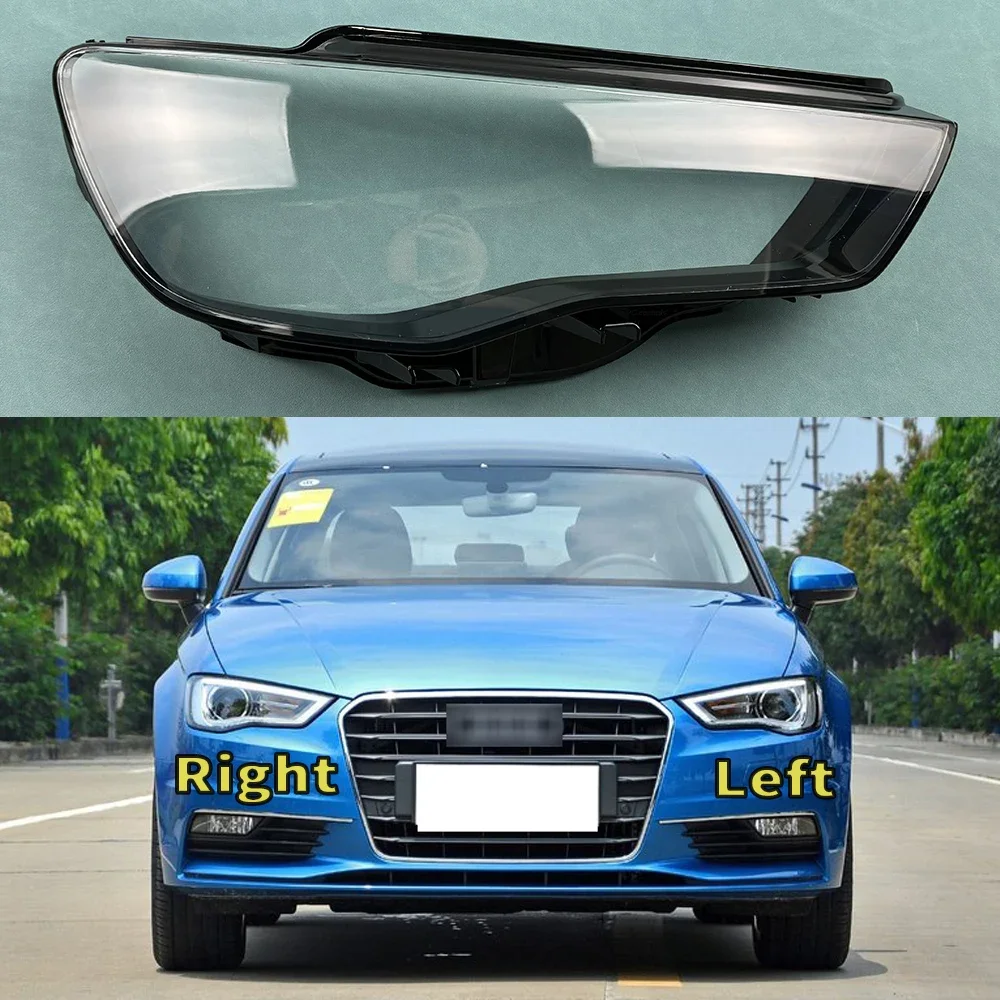 

Для Audi A3 S3 RS3 2014-2016 корпус передней фары прозрачная крышка фары абажур из плексигласа замена оригинального абажура