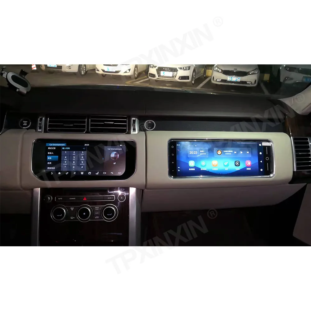 Android Co-pilot Car Instrument Dashboard LCD Display For Range Rover Sport Vogue SVA LWB Passenger Entertainment Screen System