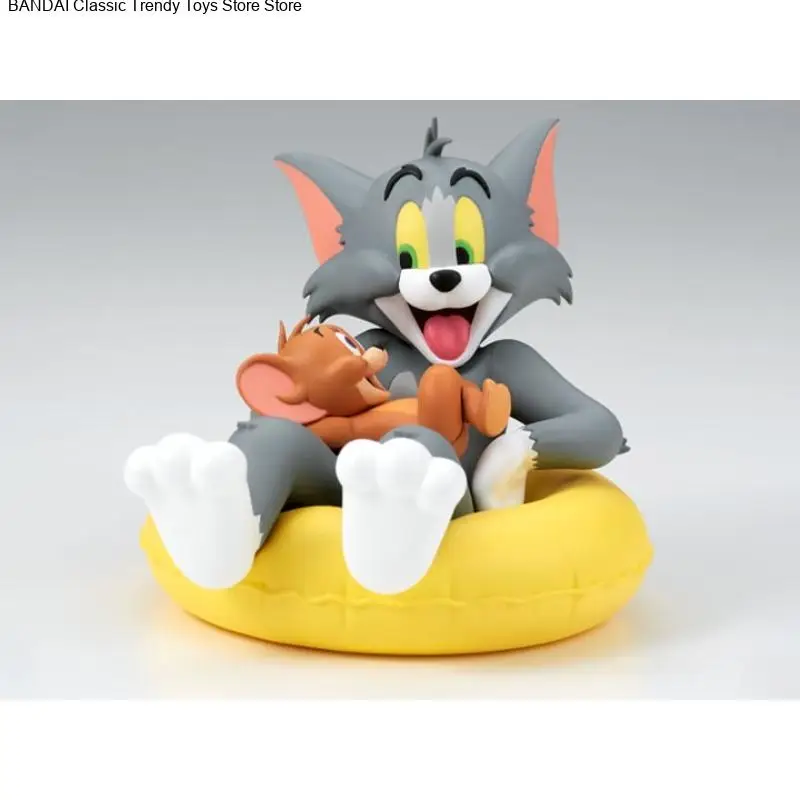 Bandai  Tom and Jerry Anime Figure Action Toys for Boys Girls Kids Christmas Gift Collectible Model Ornaments Genuine Banpresto
