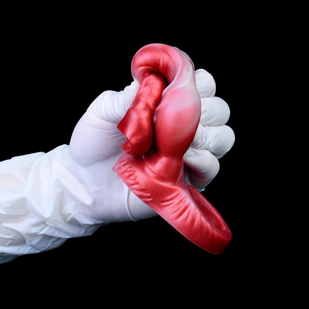 Silicone Hollow Penis Sleeve Cock Delay Ejacualtion Knot Dog Dildo Sleeves Penis Ring Cock Enlargement Extender Sex Toys For Men