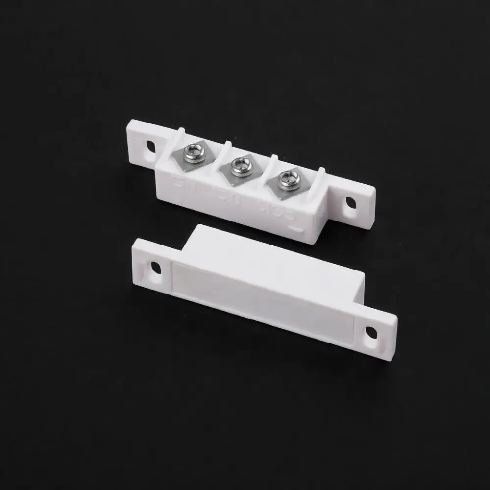 Magnetic Reed Switch Sensor Detection For Xuewilang Security Wired Door Window Alarm System Contact Surface Mount White