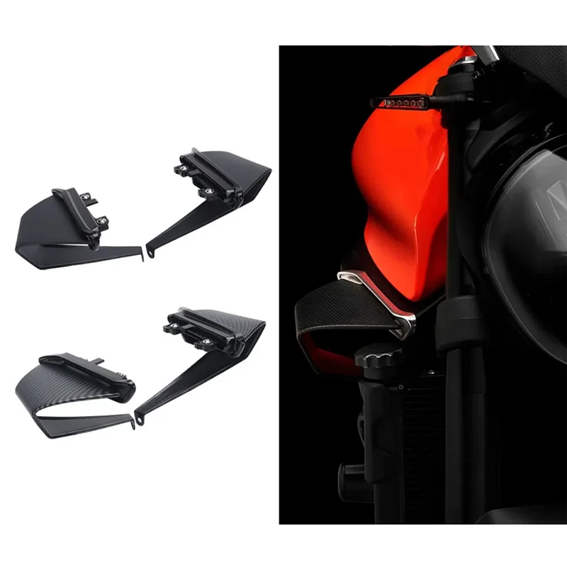 

Sp-Motorcycle Air Deflector Wing Kit For Ducati Monster 950 MONSTER 937 SP Plus Fairing Aerodynamic Winglets Accessories (A)
