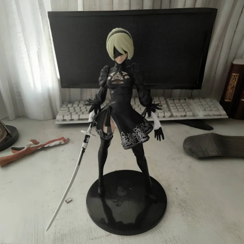 2024 New Nier:automata Anime Action Figure Yorha No. 2 tipo B 28cm modello collezione Pvc bambole statua Festival di natale giocattolo regalo