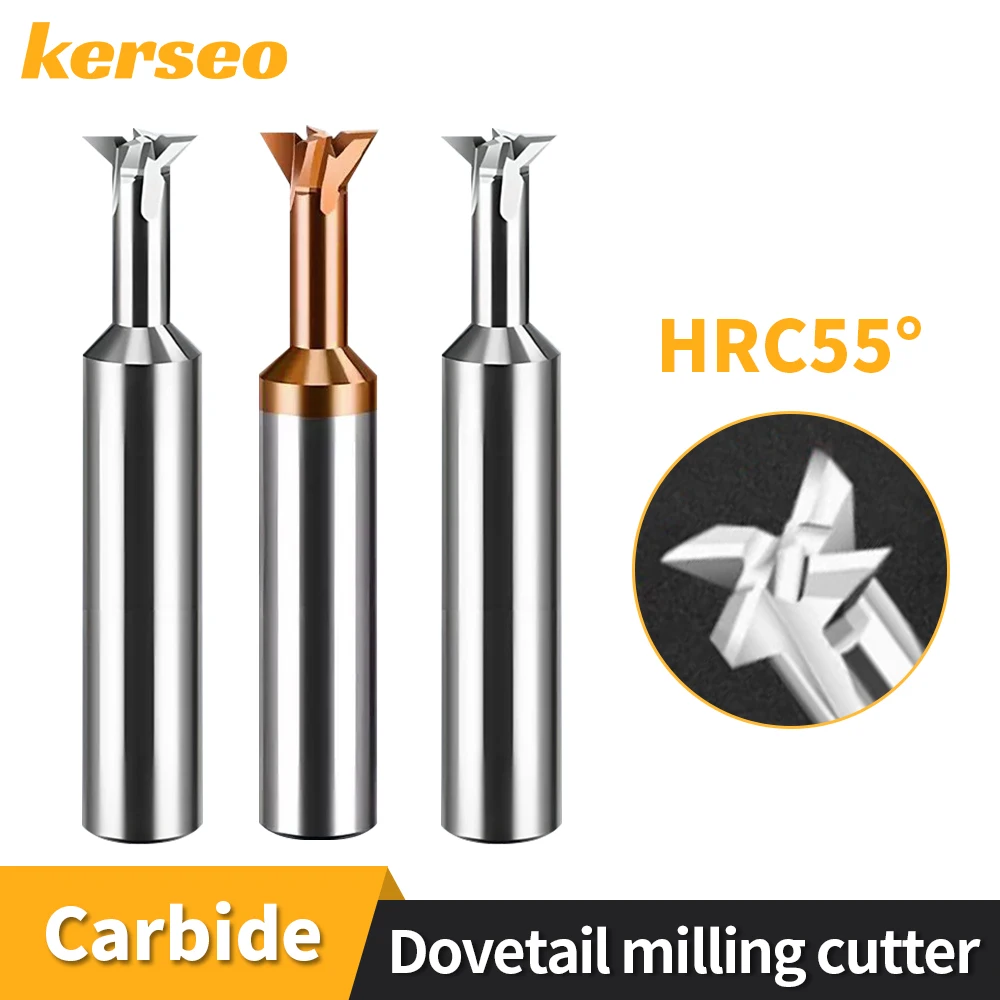 

Carbide Dovetail Milling Cutter 30 45 60 75 Degree CNC Tool For Metal Machining Tungsten Steel End Mills Chamfer Milling Cutters