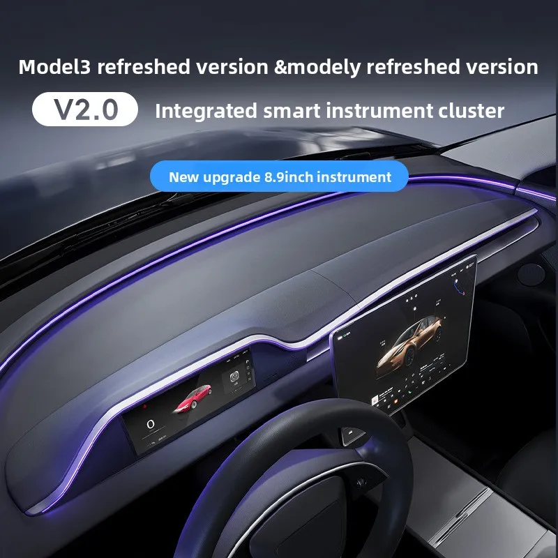 For Tesla Renaissance 3/Y8.9 Inch Intelligent Integrated Instrument Does Not Design Display LCD