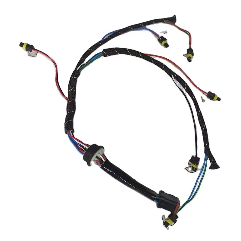 Construction machinery parts 2225917 excavator accessory fuel injector harness 222-5917 for E325D E329D