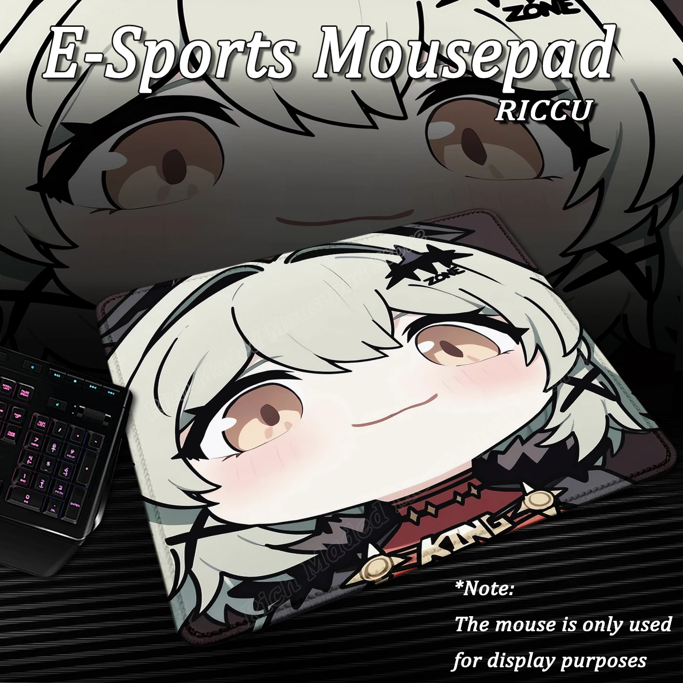 

Q Version Zenless Zone Zero Ellen Miyabi Mousepad Office Small ZZZ Mouse Pad PC Gamer Keyboard Mausemat Rubber Anti-Slip Deskmat