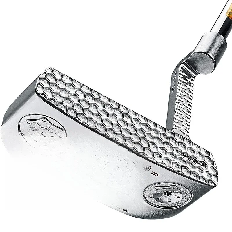 مضرب الجولف للرجال ذو اليد اليمنى، سطح مذهل، حديد ناعم، فضي ملون