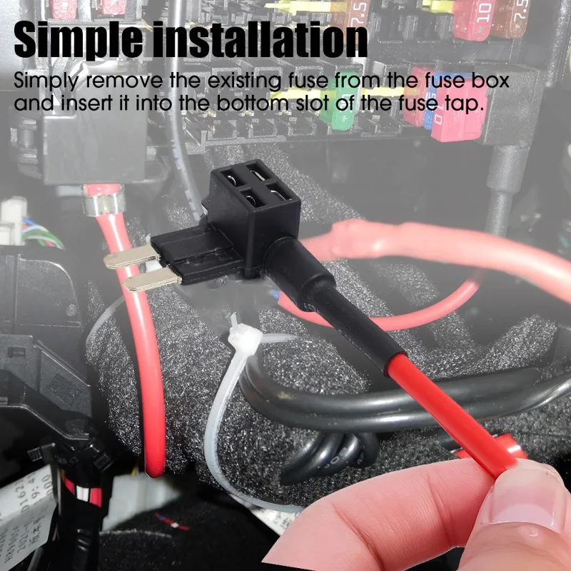 20/5 Stuks Zekering Tap Add-A-Circuit Adapter Houder Niet-destructieve Installatie Blade Zekeringkast Power splitter Voor Auto Vrachtwagen Boot