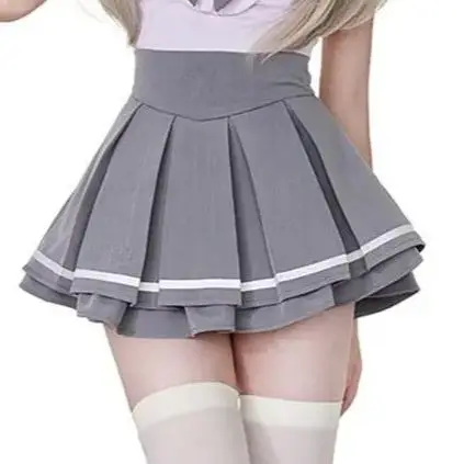 Japan Set Female Summer New Pure Desire Spicy Pink Short-Sleeved Shirt Pleated Skirt Three-Piece Korean Jk Uniform College Style