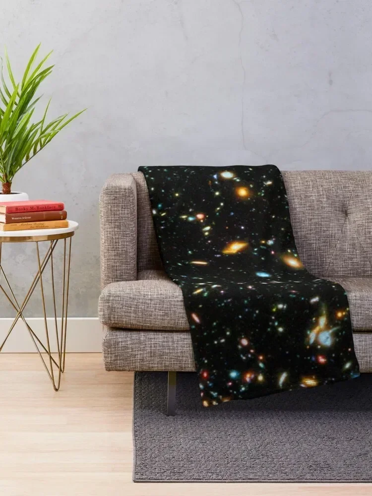 Hubble Extreme Deep Field Throw Blanket Luxury Weighted Thins Blankets