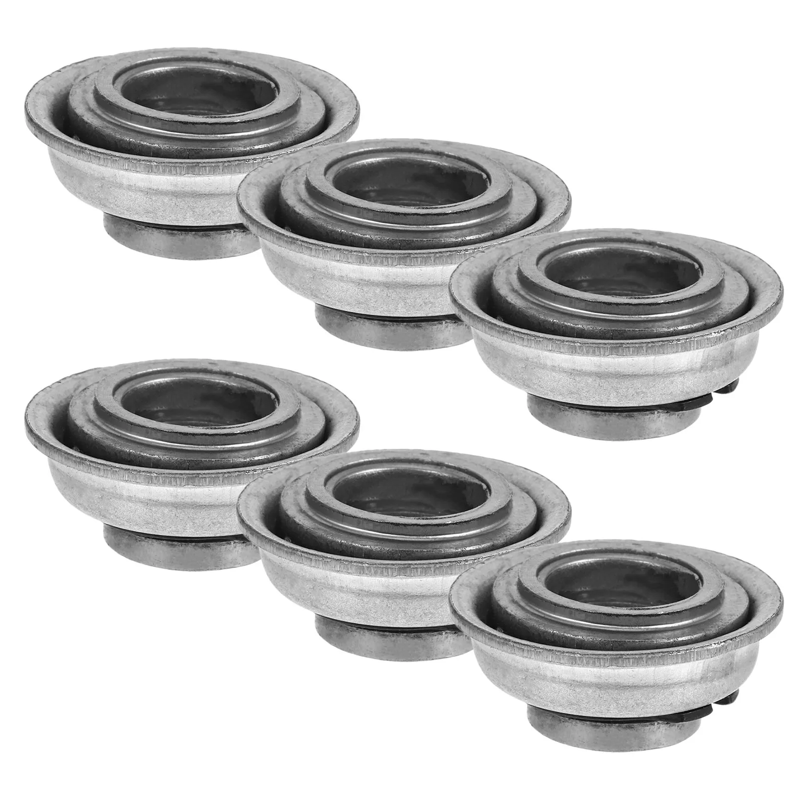 6Pcs Wheelchair Bearing Heavy Duty Replacement Parts Front Caster Wheels Precision Fit for Rollators Walkers Wheelchair Fork