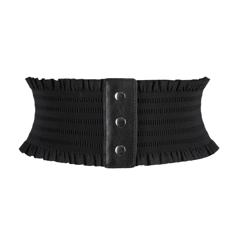 Ceinture Large artificiel astique pour Femme, Design Simple, Décoration Ourlet, Cummerbund, Robe pour Femme, Pardessus, Ceinture Large