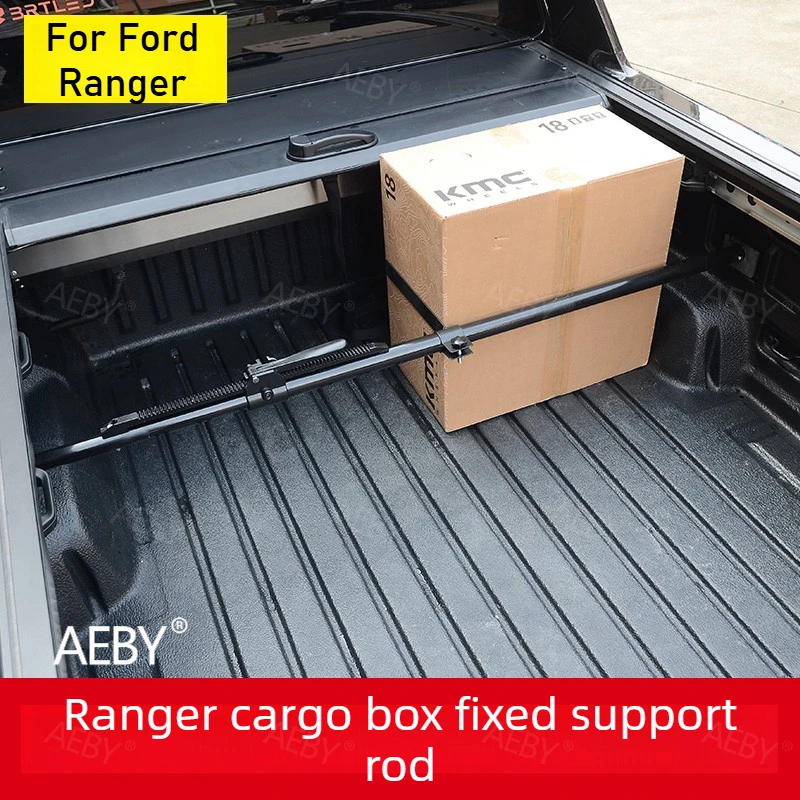 For Ford Ranger 2022-2026 Rear cargo box luggage fixing rod,Anti-slip cargo pole,Cargo securing anti-roll bar,Accessories