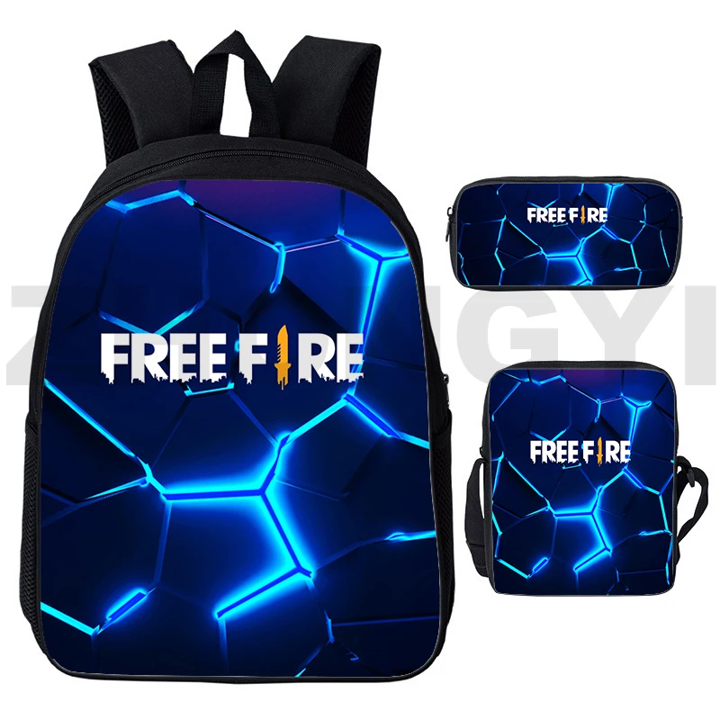 3D Print Free Fire Garena Backpack Men School Bags for Teenager Girls Boys Free Fire Game Anime Bookbag Rucksack Kindergarten