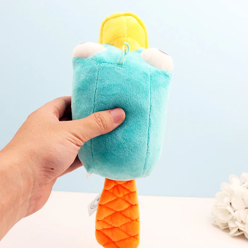 Phineas และ Ferb ของเล่นตุ๊กตา Perry The Platypus ตุ๊กตาสัตว์น่ารักเป็ด Kawaii ตกแต่งห้องผ้าฝ้ายนุ่มตุ๊กตาสําหรับสาวใหม่