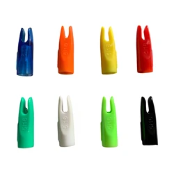 36pcs OD 8mm Arrow Nock 5/16 Archery Fit For Diameter 7mm Wooden Arrow Bamboo Arrow Shaft  Arrow Accessories