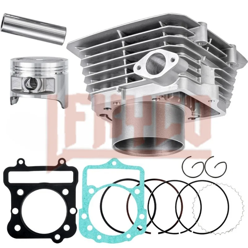 Motorcycle 76mm Cylinder 300CC Gasket Top End Kit Motor for Kawasaki Bayou 300 KLF300 KVF300 Lakota 300 KEF300A ATV Motoblock