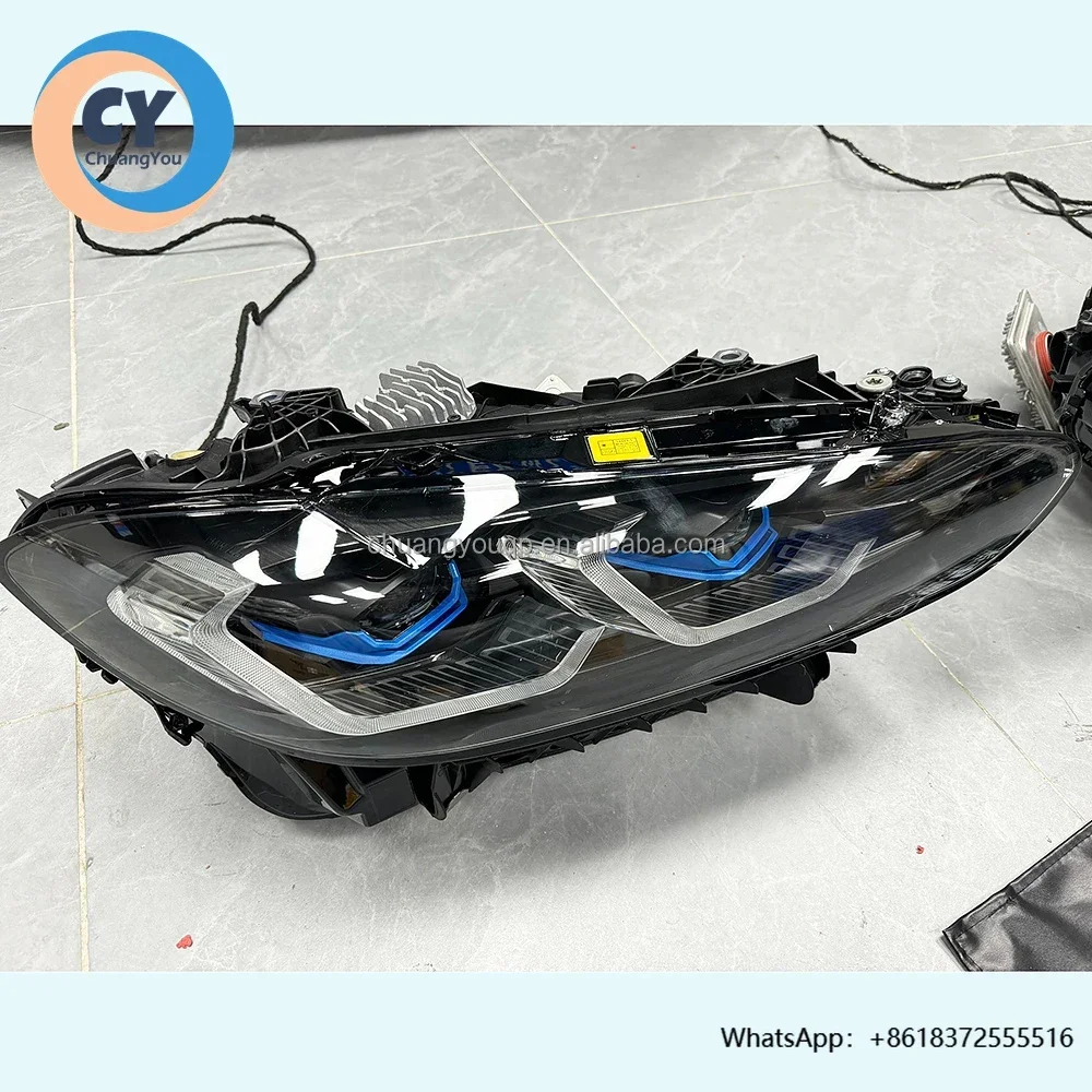 

X For M3 M4 Original Laser Headlight Lens 2021 2022 2023 LED Light 4 Series I4 M440i M50 G22 G23 G26 G83 G82 Headlamp