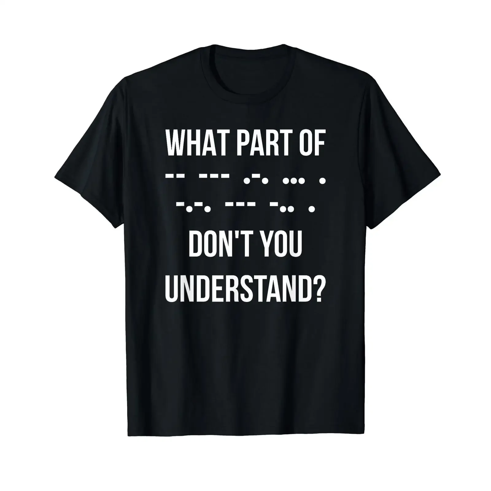 What Part Of Morse Code Don't You Understand Kids T Shirt vintage Washed Casual fashion graphic Comfortable Unisex streetwear