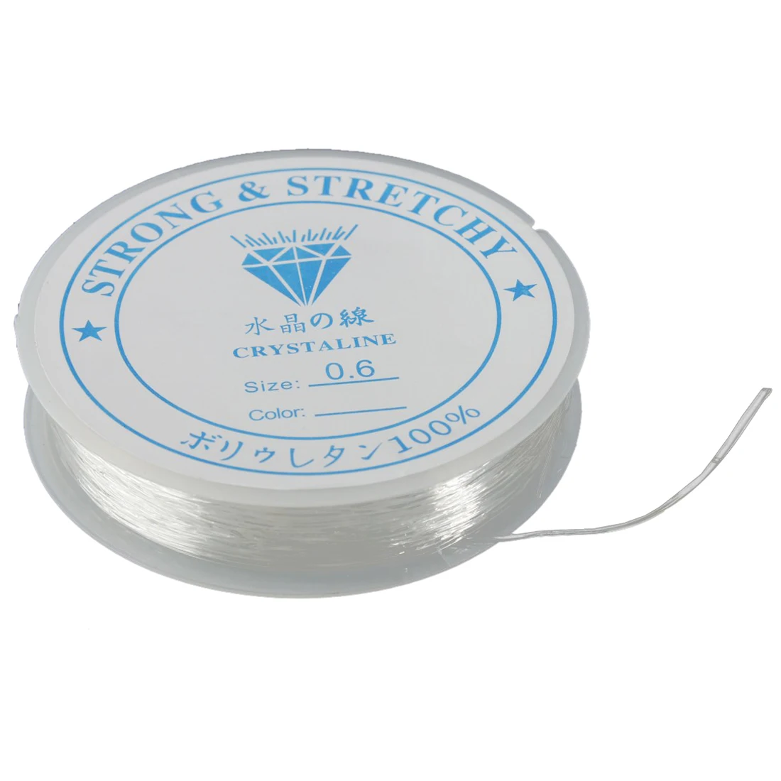 12 Meters Spool of Crystal Clear Strong & Stretchy Elastic Beading Thread Cord Wire Jewellery Making Stringing Necklaces