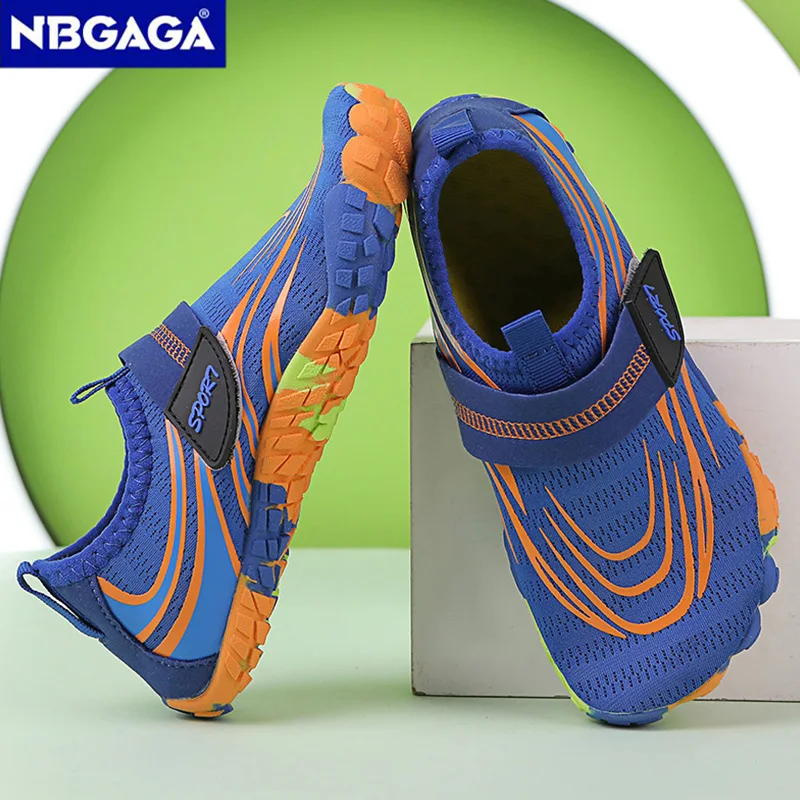 Summer Breathable Barefoot Water Shoes for Kids Boys Beach Sport Anti-Slip Indoor Children Casual Fitness Running Shoes