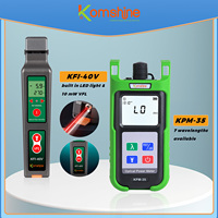 KomShine Classic Fiber Identifier KFI-40V (800-1700nm) Built in VFL+7 Wavelengths Fiber Optic Power Meter With Self Calibration