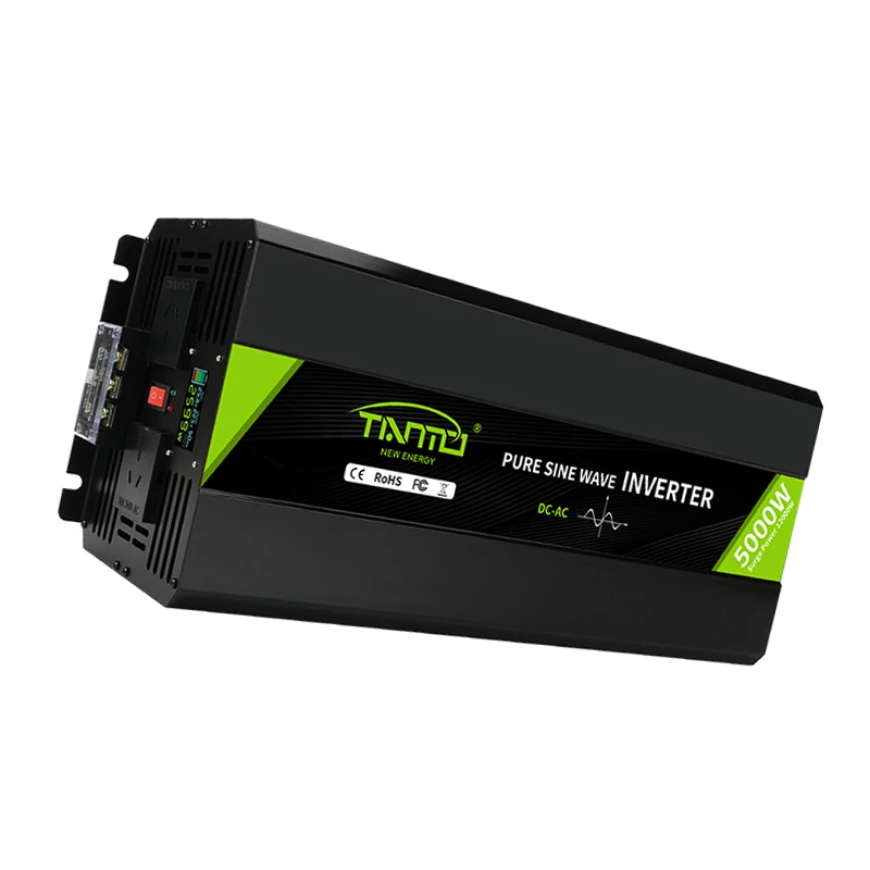 Professional Solar Power Inverter 5000w Surge Power 10000w 12v 24v to 220v Power Inverter Pure Sine Wave Marine Inverter