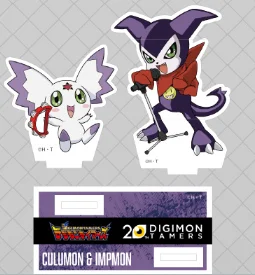 Anime Digimon Tamers figurka lalka tato Guilmon Ruki Renamon Jian teriermon akrylowy stojak Model płyta Cosplay zabawka na prezent