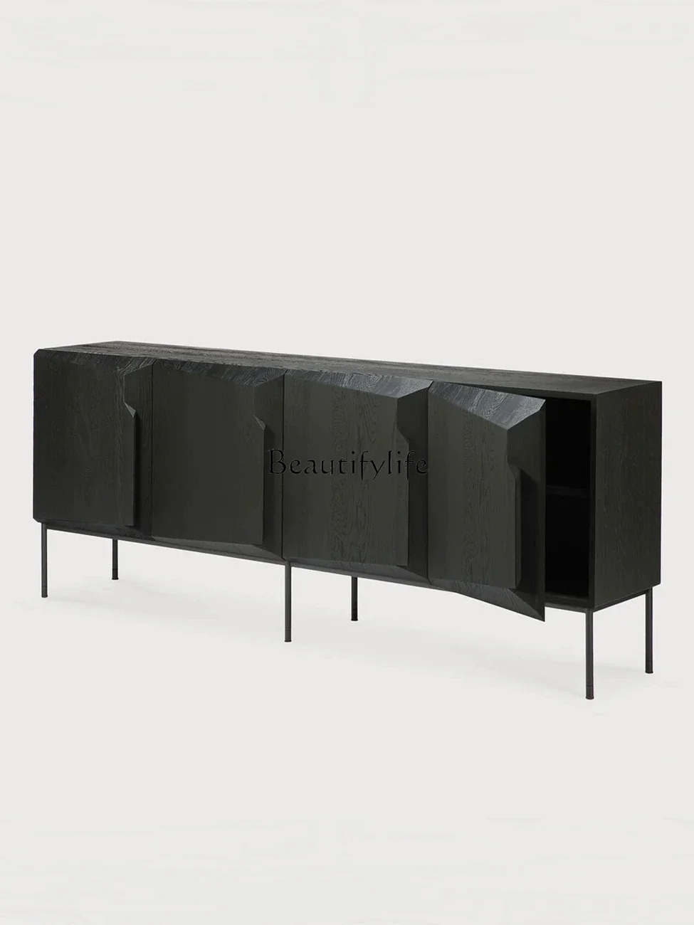 

ls 35Italian Minimalist Dining Side Locker Light Luxury Hallway Tea Cabinet