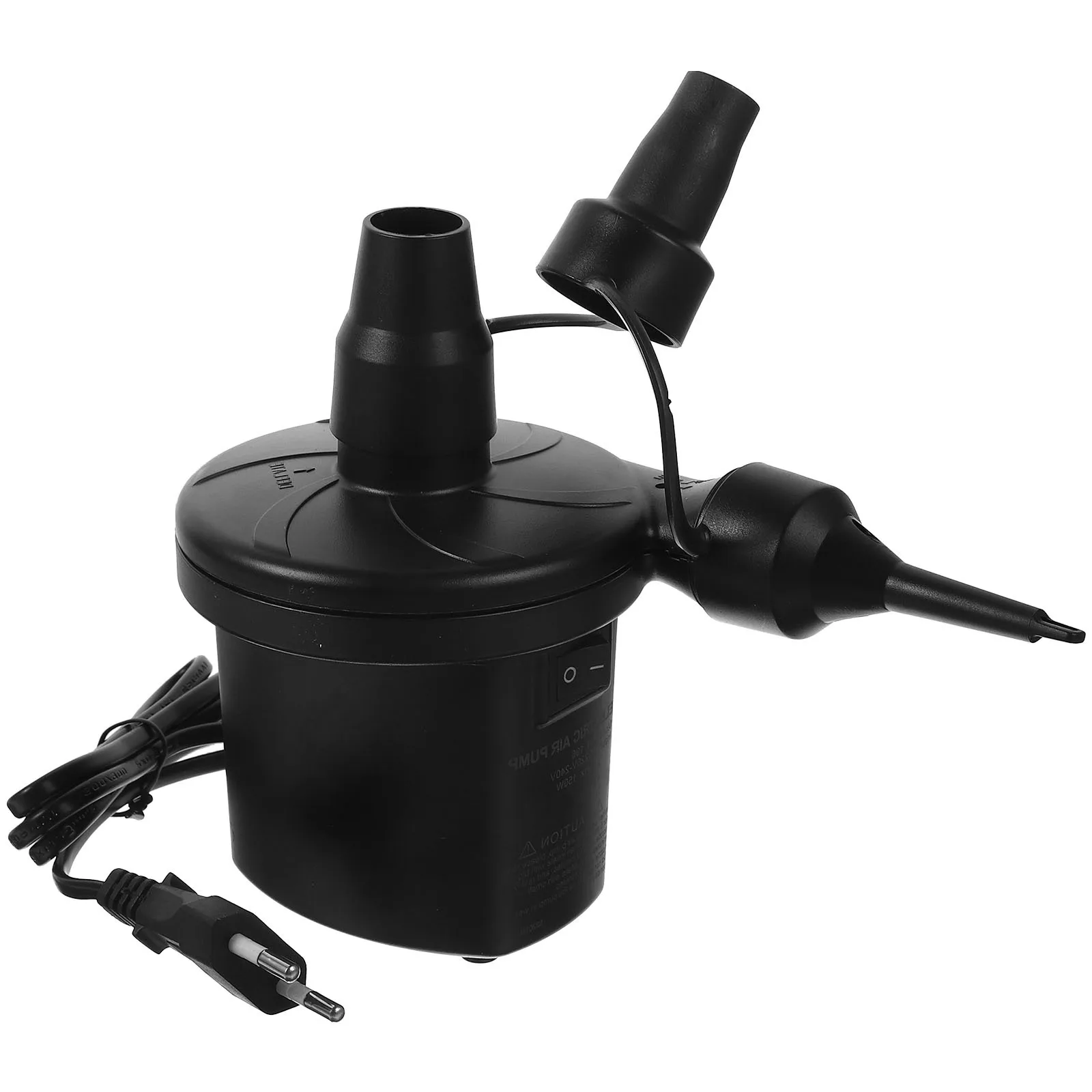 

Electric Air Pump 3 Jet Portable Quick Inflate Deflate for Outdoor Air Mattress Inflatable Furniture Eu Plug