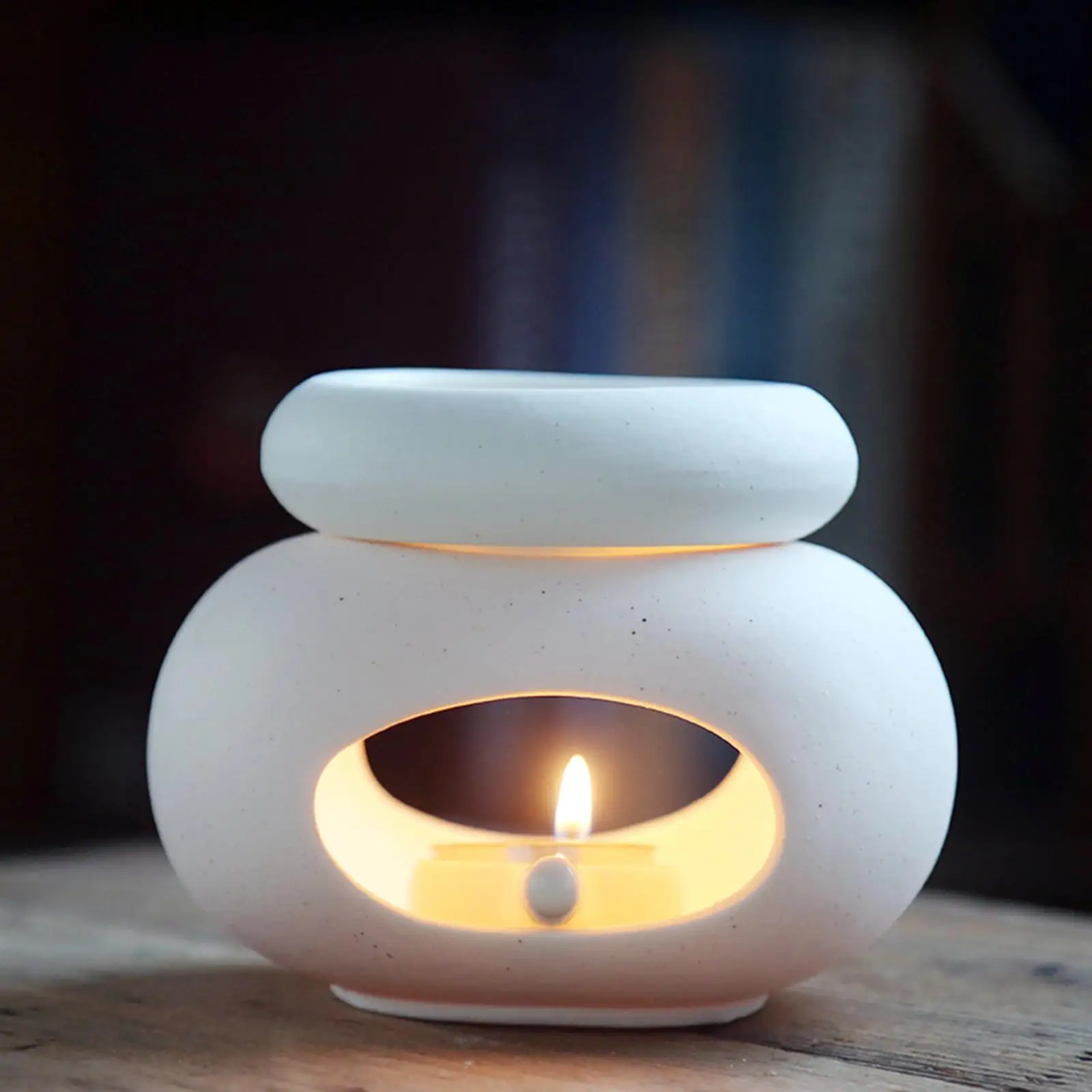 Home Decorative Aroma Burner Detachable Ceramic Oil Diffuser Candle Holder for Spa Yoga Bedroom Home Decorative Aroma Burner Detachable Ceramic Oil Diffuser Candle Holder for Spa Yoga Bedroom
