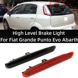 Red/Black High Level Brake Light LED 3RD Third Brake Light For Fiat Grande Punto Evo Abarth LED Rear High Mount Stop Signal Lamp