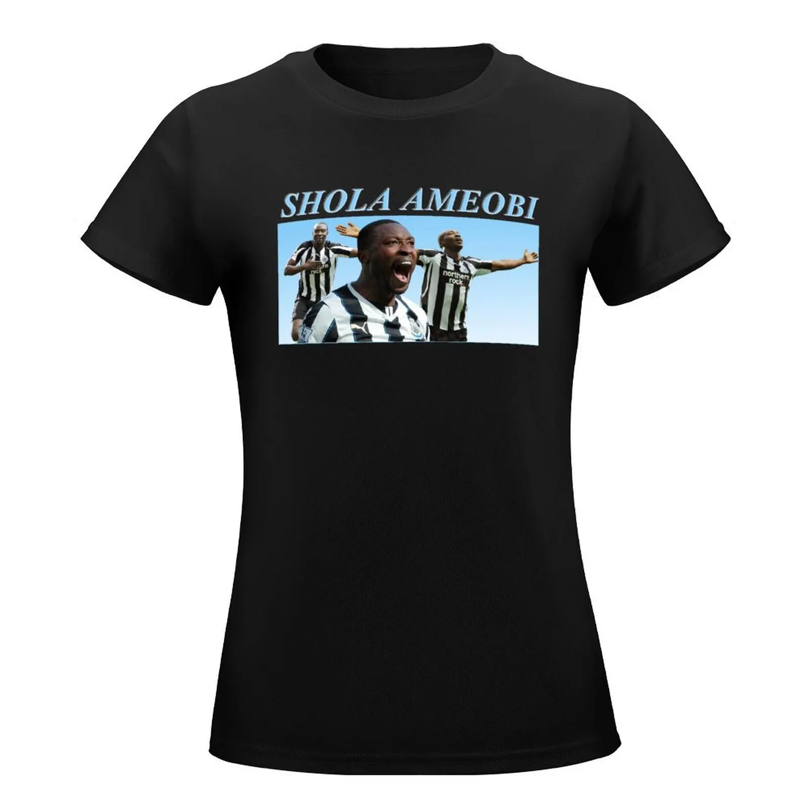 Shola Ameobi T-Shirt tops korean fashion animal print shirt for girls t shirts for Womens