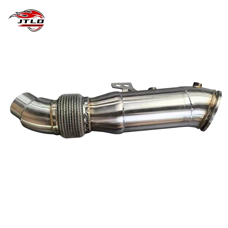 High Performance Downpipes For BMW B58 Engine 127mm - Polished Stainless Steel Fits G30/F30/F32 - 540i/340i/440i/550i Models