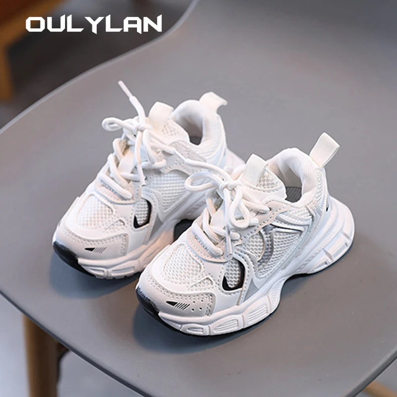 Fashion Boys Sneakers 2024 Childrens Outdoor Running Shoes Girls Anti slip Mesh Breathable Comfortable Sports Shoes Size 21~36