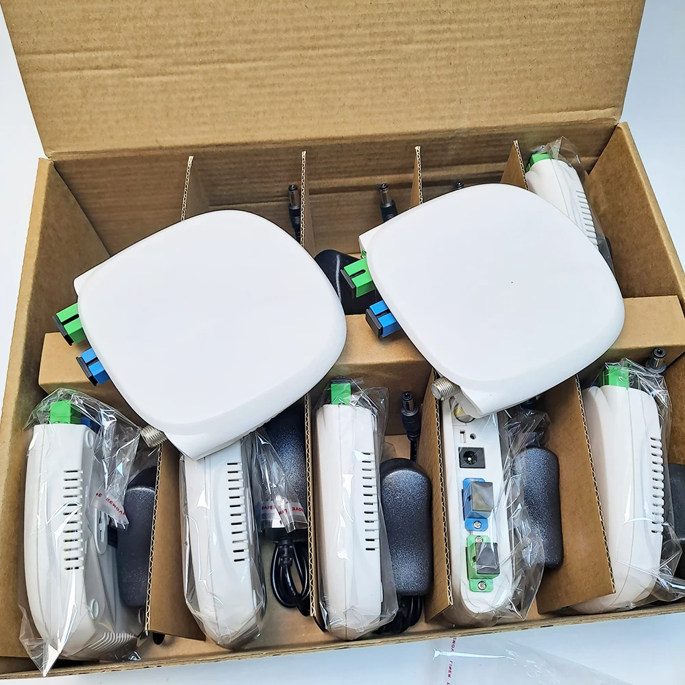 CATV PON Network AGC جهاز استقبال الألياف البصرية FTTH عقدة صغيرة WDM استقبال CATV نشط عقدة مع عرض النطاق الترددي لمنفذ RF 40-862 & 1006 ميجا هرتز #5