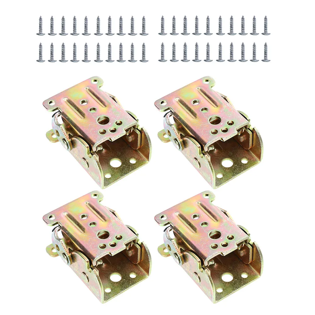 4 pcs Hinge Door Heavy Duty Hinges Cabinet Furniture Halloween Christmas New Year Folding Table Leg Hinge Folding Hinge Table