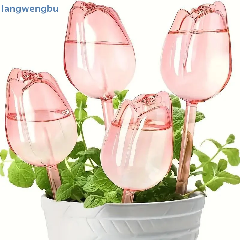 Stylish Plant Watering Solution Tulip Plant Watering Globes Self Watering Bulbs For Indoor Outdoor Plants Automatic Spikes