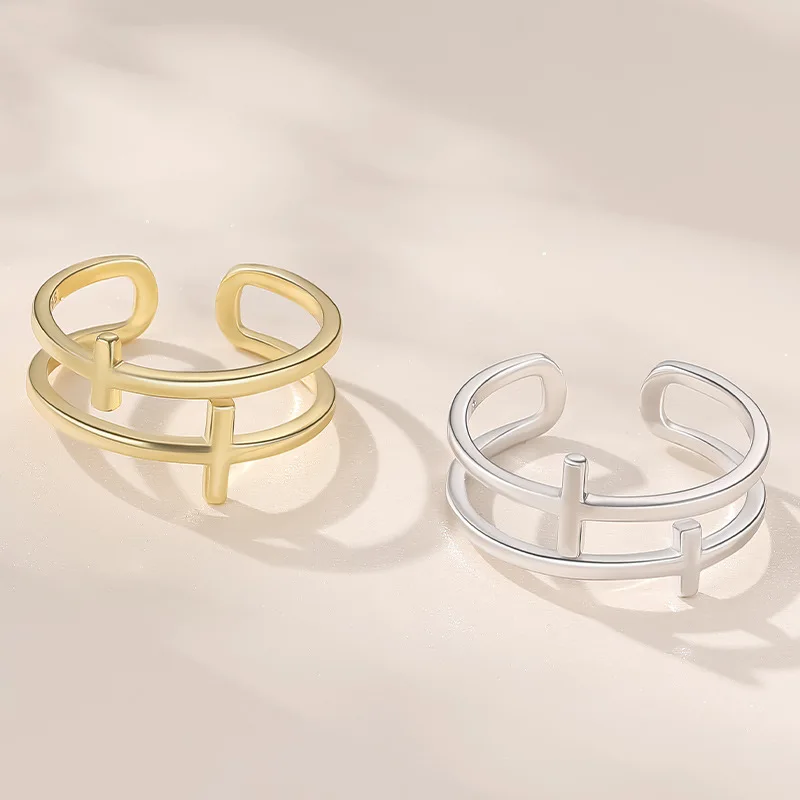 New S925 Silver Personalized Ring for Women's Fashion and Simplicity, Open Mouth Ring Wholesale, Wedding Jewelry