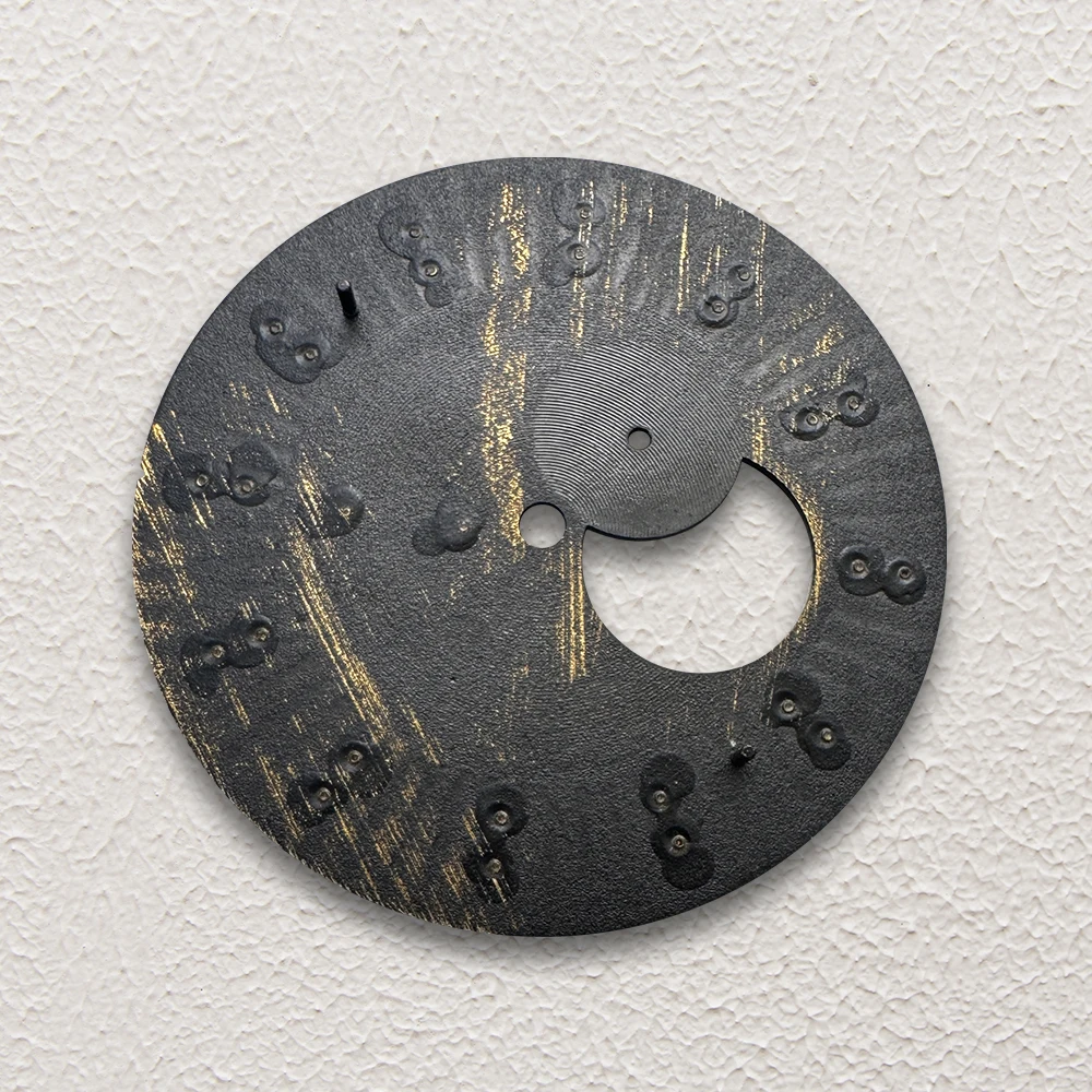 Коктейльный циферблат с логотипом S, 35 мм, подходит для механизма NH39, высококачественные полые вертикальные аксессуары для модификации часов