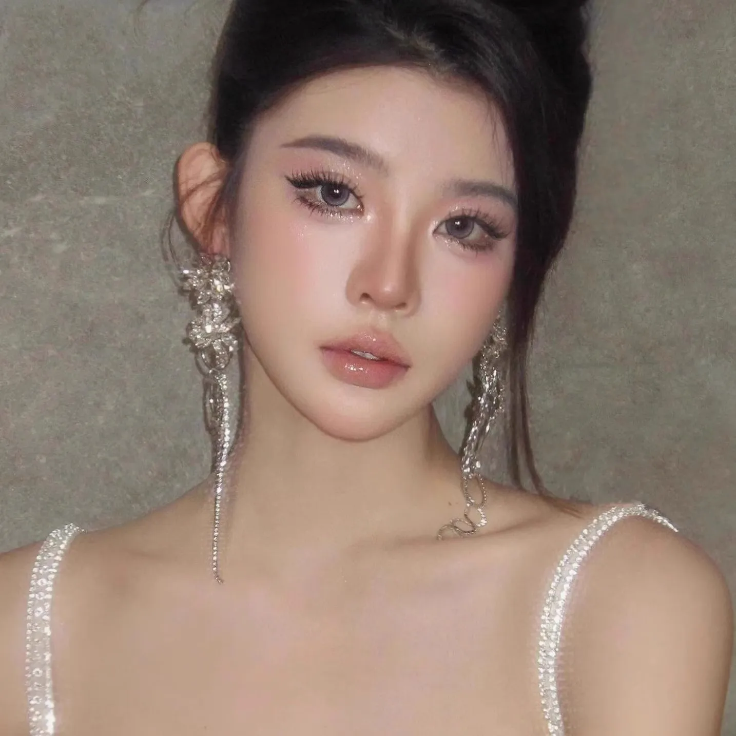 European Trendy Statement Circle Tassel Drop Earrings Women Elegant Personality Versatile Daily Party Dating Fashion Ear Jewelry