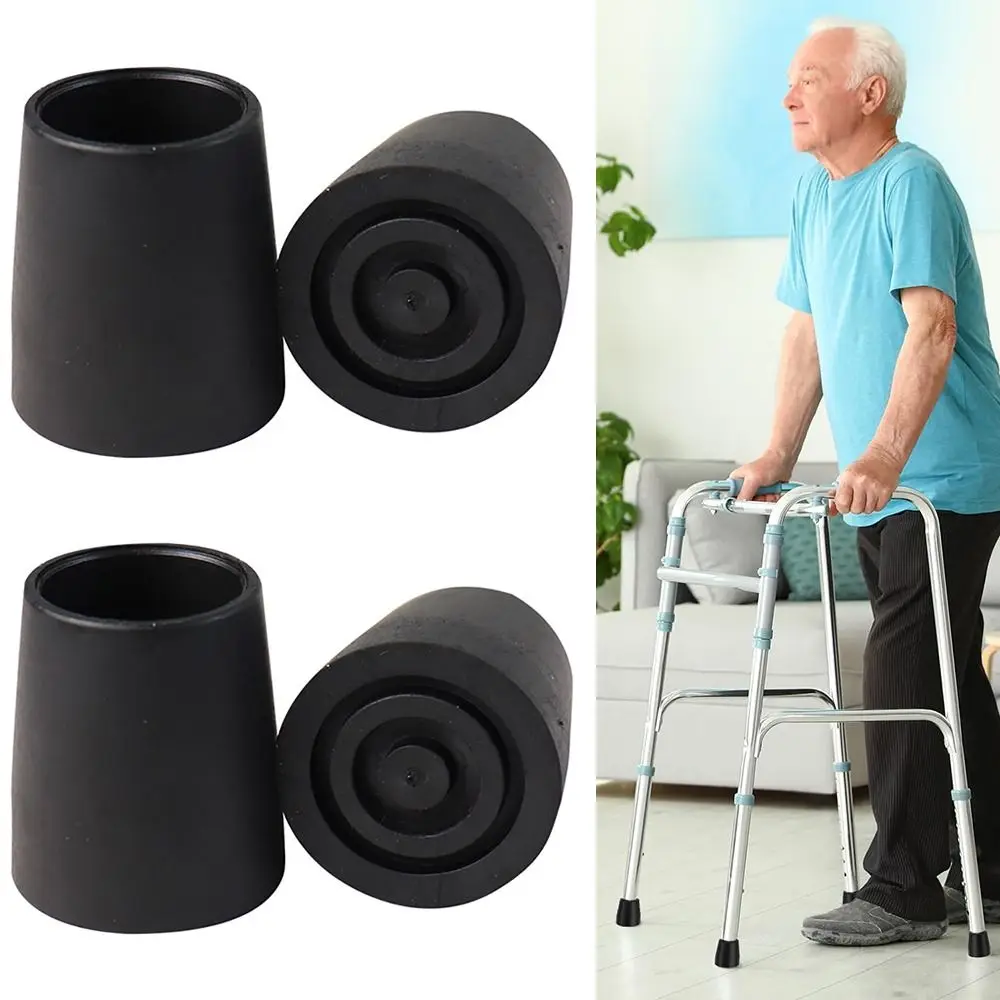 New Rubber Shower Chair Leg Caps Heavy Duty 28mm Replacement Caps Feet Grey Black Non Slip Tips Bath Seat Stools