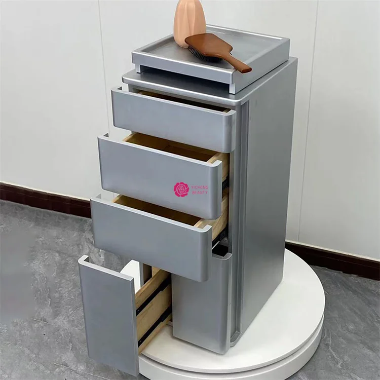 Yicheng Beauty Modern Salon Storage Cabinet for Hospital & Workshop Use Barber Shop Tool Cabinet with Drawer Type for Sale